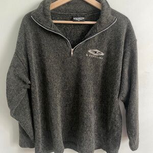 Exist Men's Grey and Green Sweatshirt